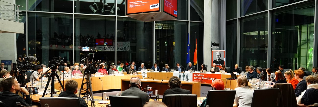 Linksfraktion-Anhörung »Medien unter Beschuss« am 27. November 2019 im Bundestag