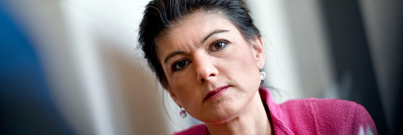 Sahra Wagenknecht © dpa/Britta Pedersen