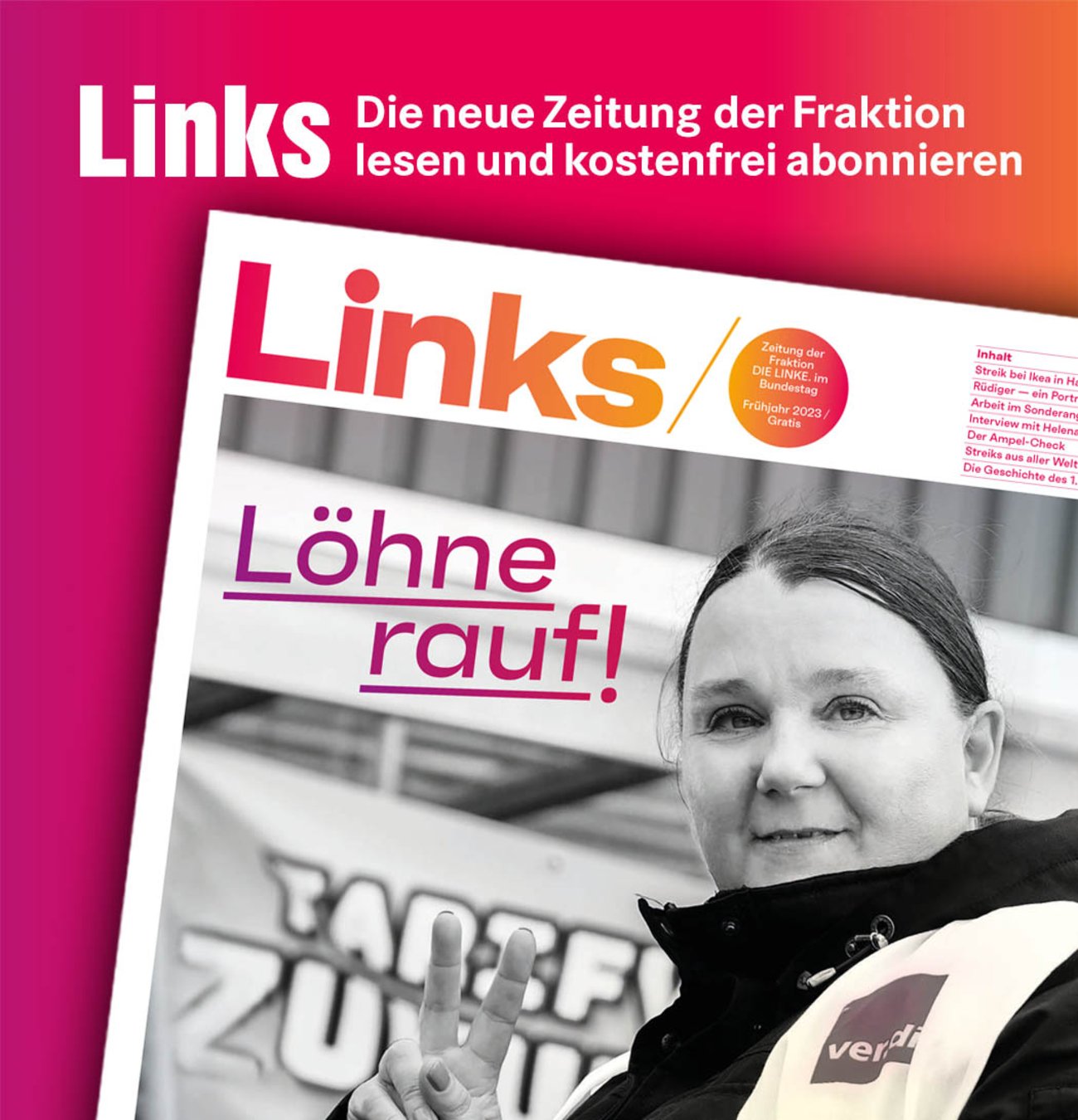Links - Zeitung der Linksfraktion