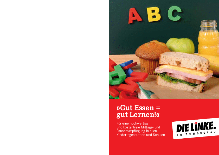 Broschu re gut essen gleich gut lernen