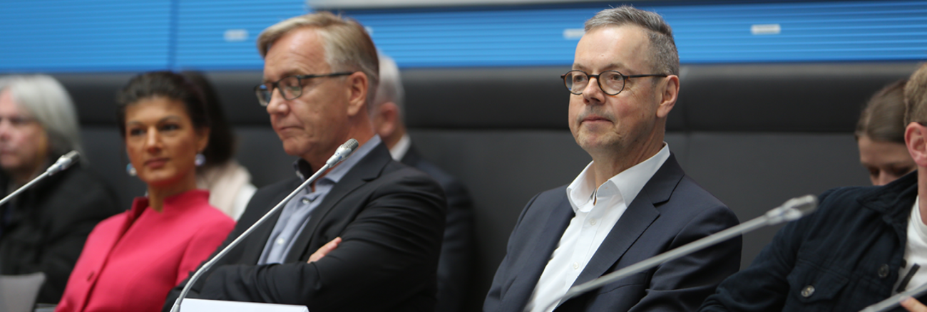 Der ehemalige Wirtschaftsweise Peter Bofinger zu Gast bei der Linksfraktion