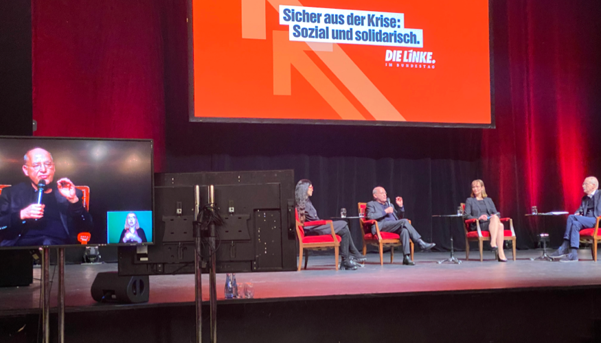 Jahresauftakt der Linksfraktion »Sicher aus der Krise: sozial und solidarisch« am 26. Januar 2021 aus dem Admiralspalast in Berlin Jahresauftakt der Linksfraktion »Sicher aus der Krise: sozial und solidarisch« am 26. Januar 2021 aus dem Admiralspalast in Berlin