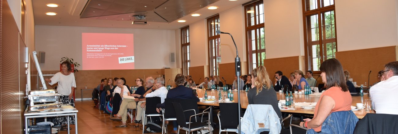 Öffentliches Fachgespräch der Linksfraktion zum Thema Arzneimittel am 4. Juli in Berlin