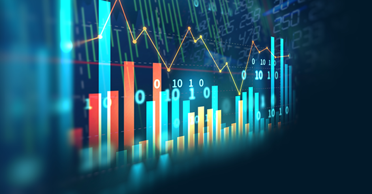grafische Darstellung von Diagrammen, Daten, Schaubildern, Statistiken und Kurven. Foto: © istock.com/monsitj 