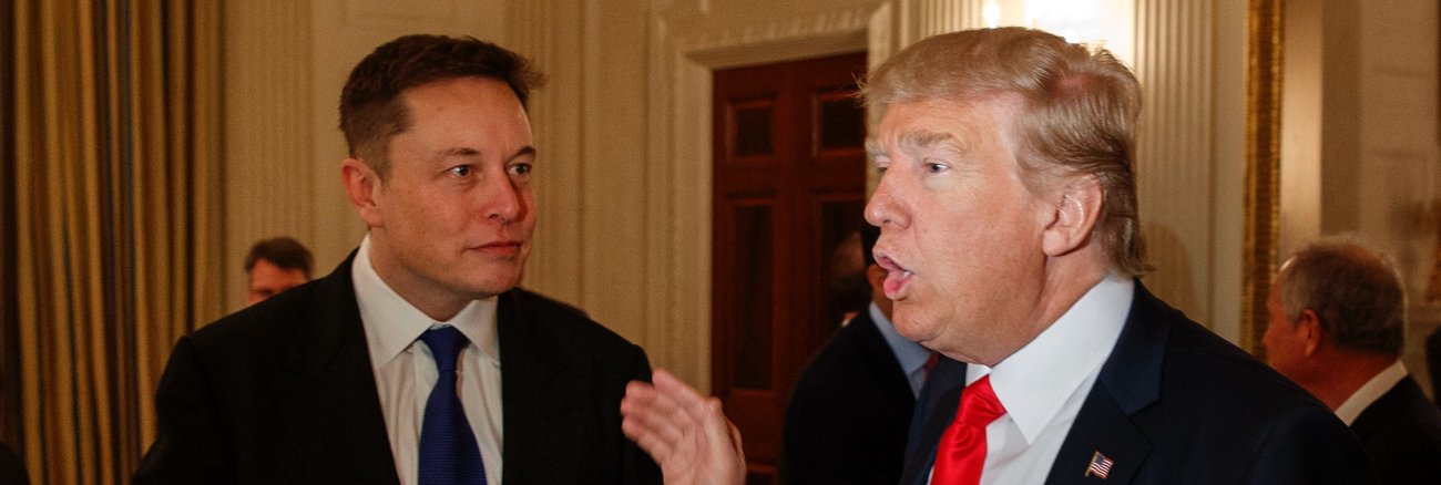 Elon Musk und Donald Trump © picture alliance/AP Photo | Evan Vucci
