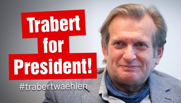 Professor Gerhard Trabert, Kandidat für das Amt des Bundespräsidenten - Trabert for President! +trabertwaehlen