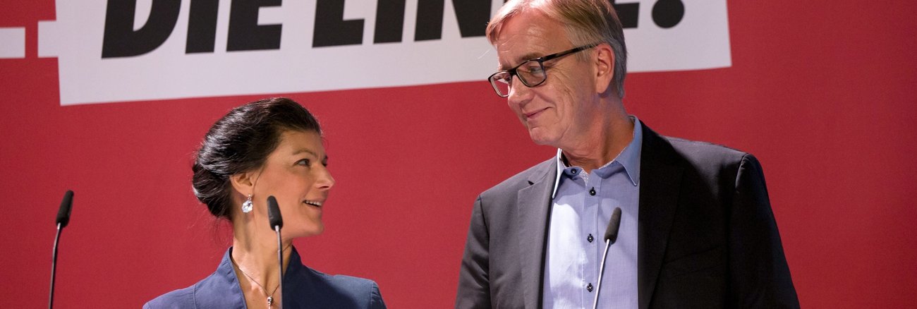 Sahra Wagenknecht und Dietmar Bartsch © dpa