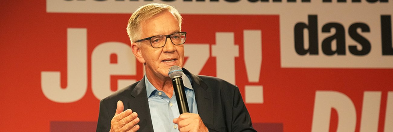 Dietmar Bartsch am Wahlabend 2021