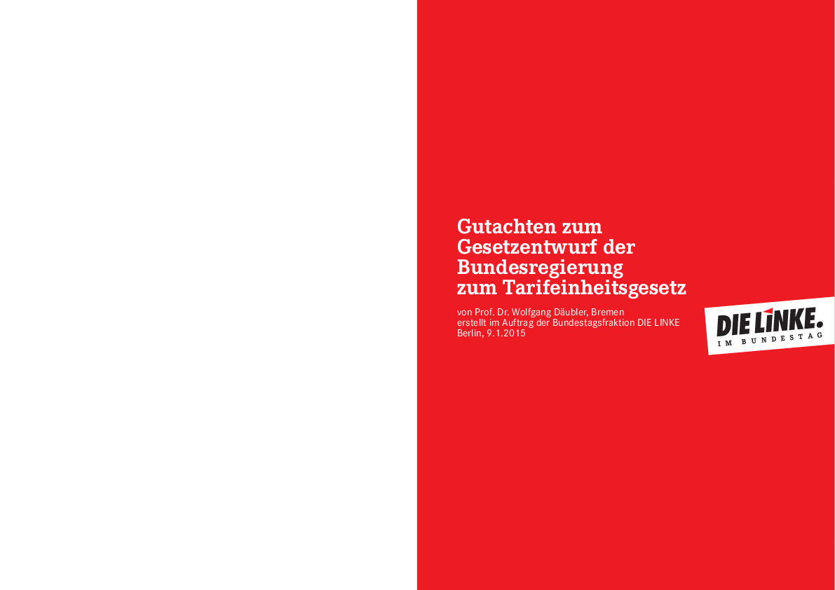 20150109 gutachten tarifeinheit