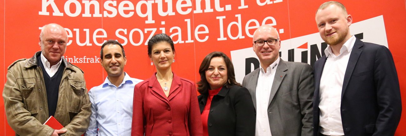 Umverteilen Jetzt!: Veranstaltung der Fraktion mit Sahra Wagenknecht, Sevim Dagdelen und Matthias W. Birkwald