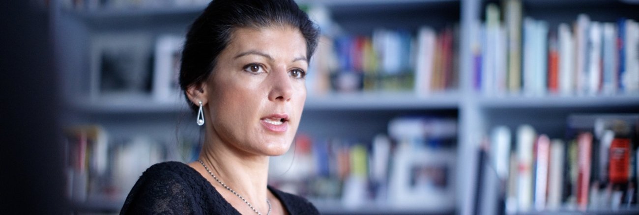 Sahra Wagenknecht im Interview © APA/Georg Hochmuth