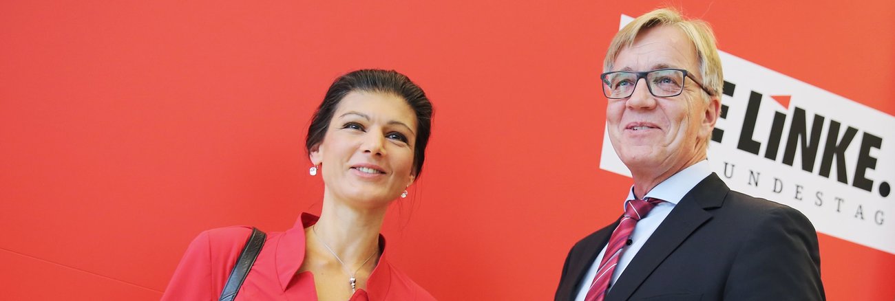 Sahra Wagenknecht und Dietmar Bartsch © dpa