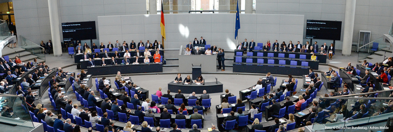 Plenum des Bundestages | Foto: © Deutscher Bundestag / Achim Melde
