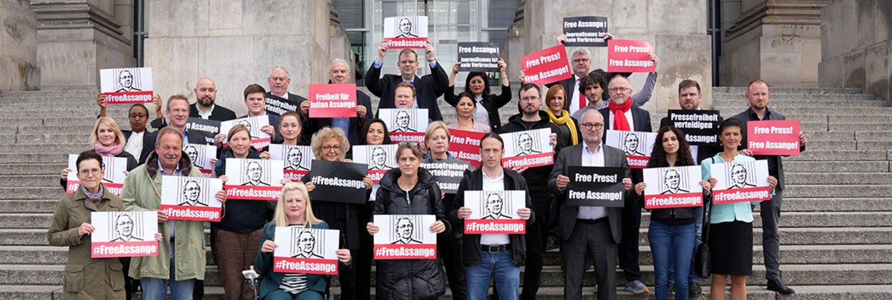 Fraktionsübergreifende Aktion: Free Assange Fraktionsübergreifende Aktion: Free Assange