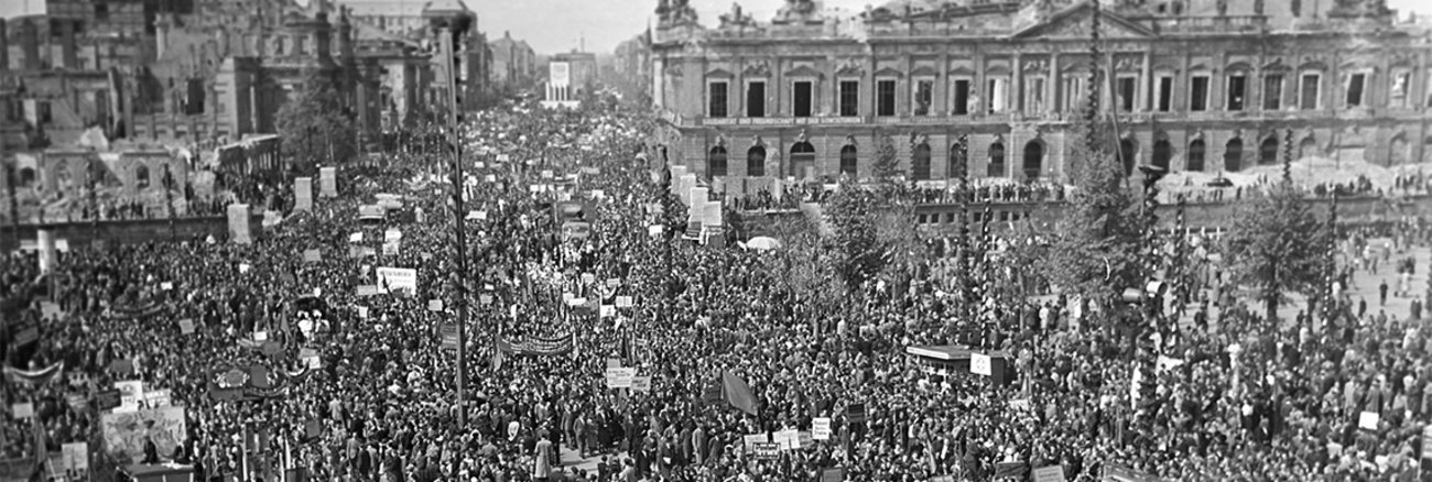Demonstration am 1. Mai 1949 in Berlin
