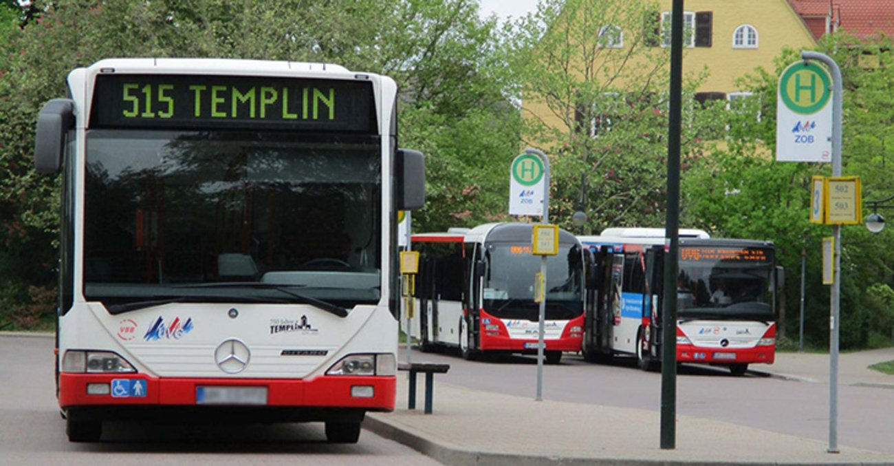 Bus in Templin