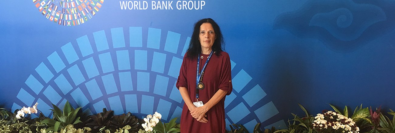 Jahrestagung von IWF und Weltbank: Eva Maria Schreiber in Bali