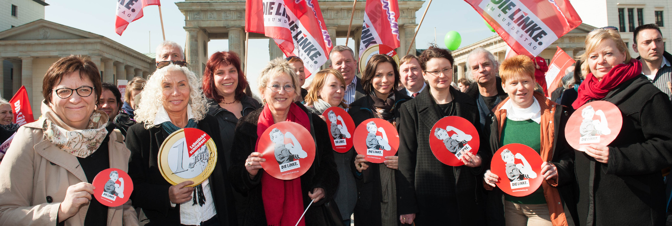 Equal Pay Day am Brandenburger Tor in Berlin | © Uwe Steinert Equal Pay Day am Brandenburger Tor in Berlin | © Uwe Steinert