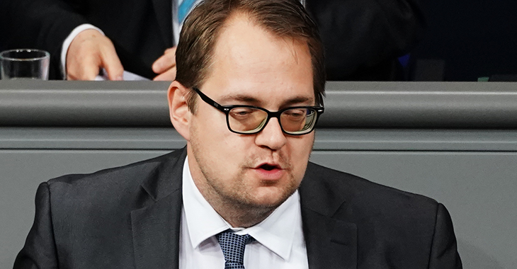 Sören Pellmann im Plenum des Bundestages