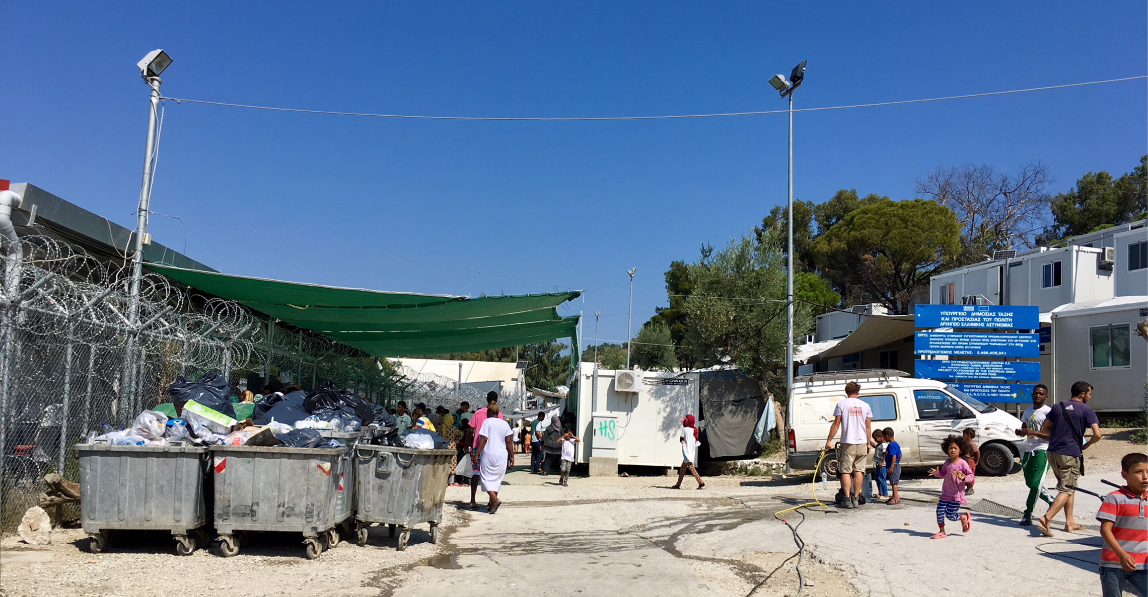 EU-Hotspot auf Lesbos EU-Hotspot auf Lesbos