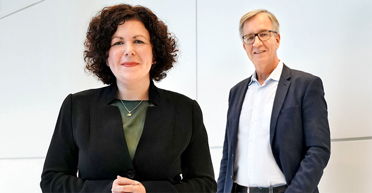 Amira Mohamed Ali und Dietmar Bartsch Amira Mohamed Ali und Dietmar Bartsch