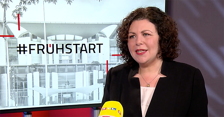 Amira Mohamed Ali im ntv-Frühstart-Interview Amira Mohamed Ali im ntv-Frühstart-Interview