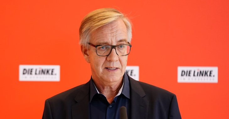 Pressestatement mit Dietmar Bartsch