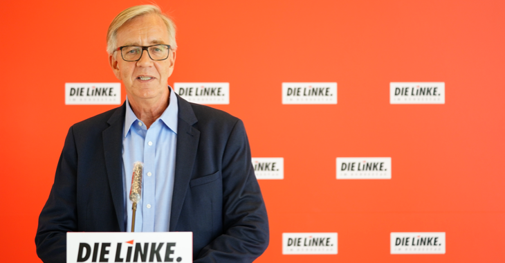 Pressestatement mit Dietmar Bartsch