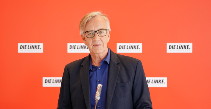 Pressestatement mit Dietmar Bartsch Pressestatement mit Dietmar Bartsch