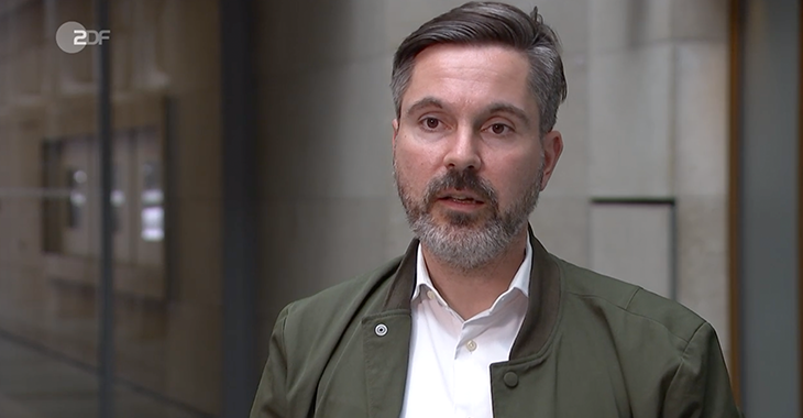 Fabio De Masi bei ZDF Heute Fabio De Masi bei ZDF Heute