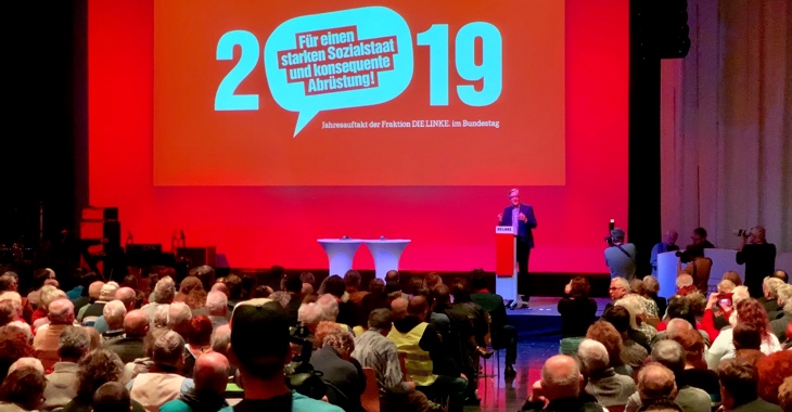 Politischer Jahresauftakt der Linksfraktion am 13. Januar 2019 im Kino Kosmos in Berlin Politischer Jahresauftakt der Linksfraktion am 13. Januar 2019 im Kino Kosmos in Berlin