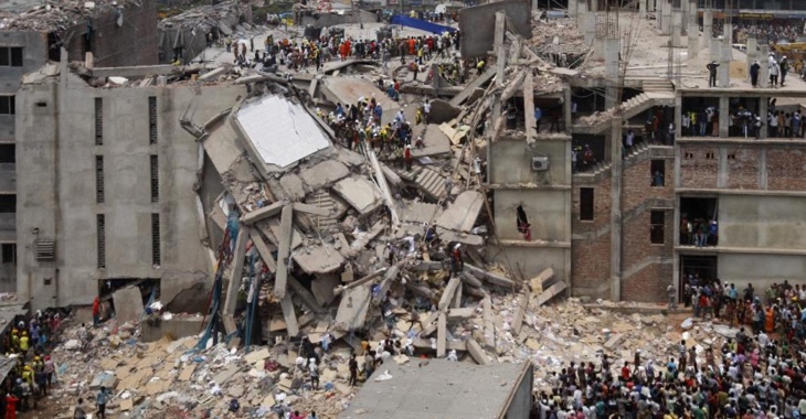 Beim Einsturz des Rana Plaza-Fabrikgebäudes am 24. April 2013 in Sabhar (Bangladesch) wurden 1.134 Menschen getötet und 2.438 verletzt © Jaber Al Nahian Beim Einsturz des Rana Plaza-Fabrikgebäudes am 24. April 2013 in Sabhar (Bangladesch) wurden 1.134 Menschen getötet und 2.438 verletzt © Jaber Al Nahian