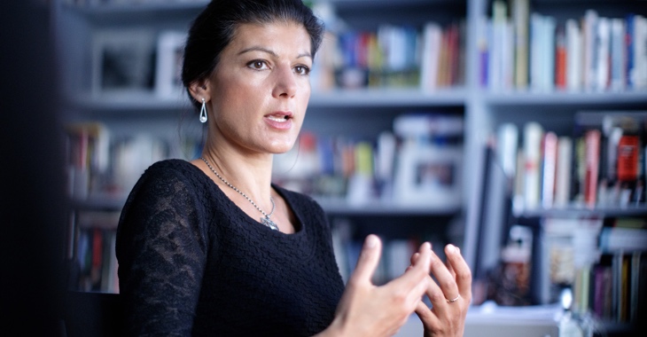 Sahra Wagenknecht im Interview © APA/Georg Hochmuth