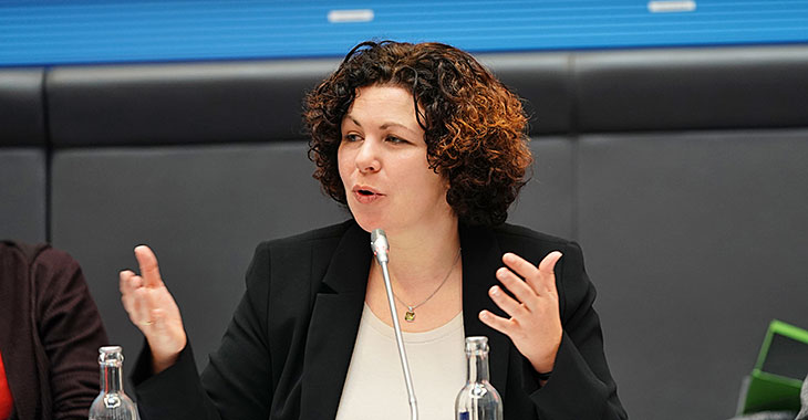Amira Mohamed Ali beim Forum Aktionsplan Klimagerechtigkeit Amira Mohamed Ali beim Forum Aktionsplan Klimagerechtigkeit