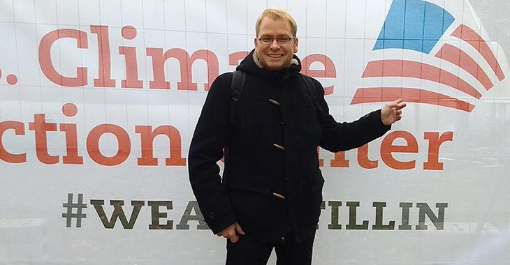 Lorenz Gösta Beutin bei der Weltklimakonferenz in Bonn Lorenz Gösta Beutin bei der Weltklimakonferenz in Bonn