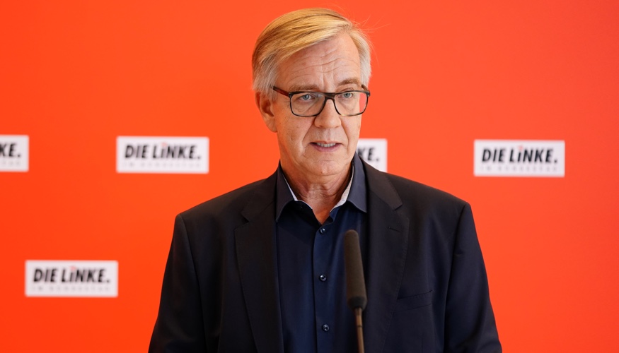 Pressestatement mit Dietmar Bartsch