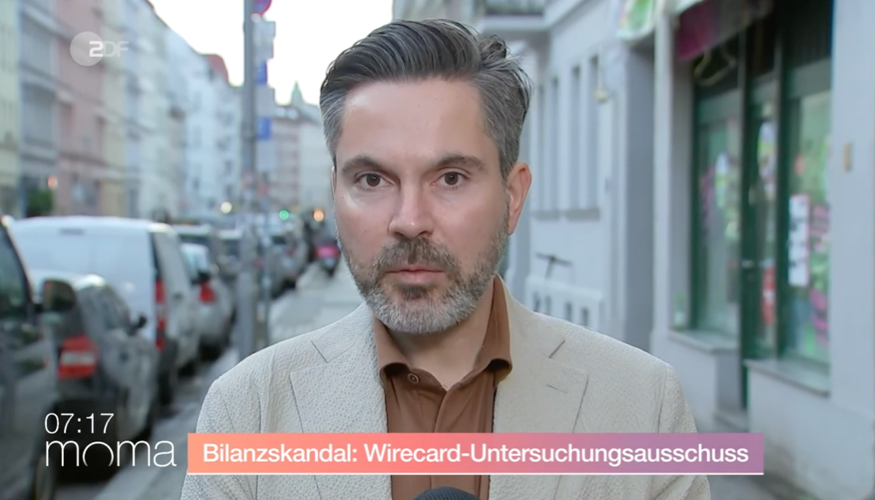 Fabio De Masi am 8. Oktober 2020 im ZDF-Morgenmagazin zur Konstituierung des Wicrecard-Untersuchungsausschuss Fabio De Masi am 8. Oktober 2020 im ZDF-Morgenmagazin zur Konstituierung des Wicrecard-Untersuchungsausschuss
