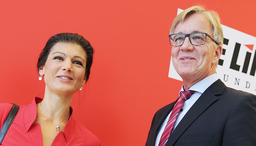 Sahra Wagenknecht und Dietmar Bartsch © dpa