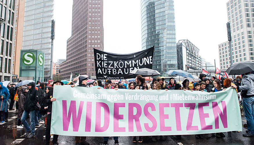 Clara 46: Gemeinsam gegen Verdrängung und Mietenwahnsinn ©Uwe Steinert Clara 46: Gemeinsam gegen Verdrängung und Mietenwahnsinn