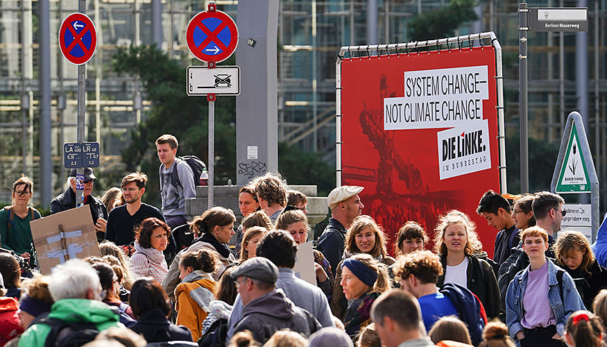 Proteste gegen die Klimapolitik der Bundesregierung in Berlin