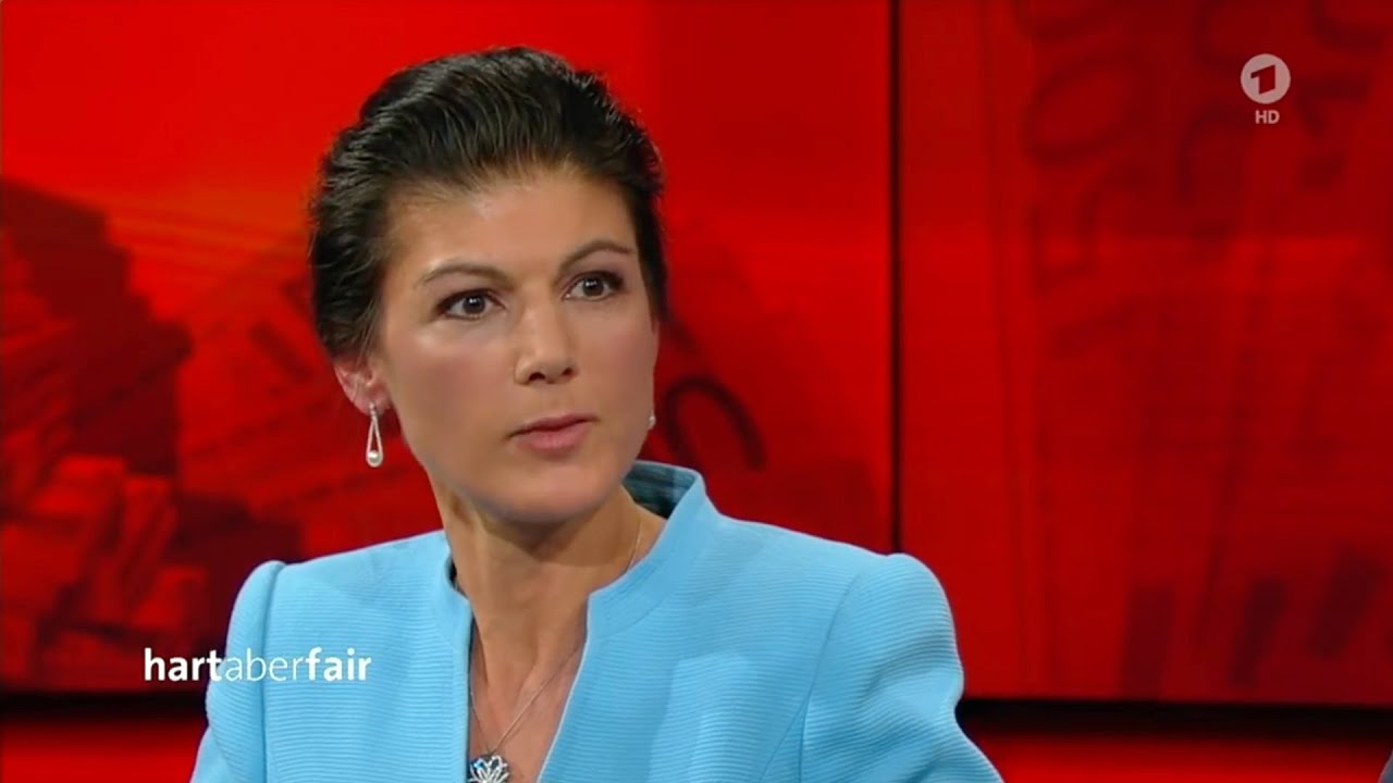 Sahra Wagenknecht am Januar in der ARD Sendung hart aber fair .youtube.maxres