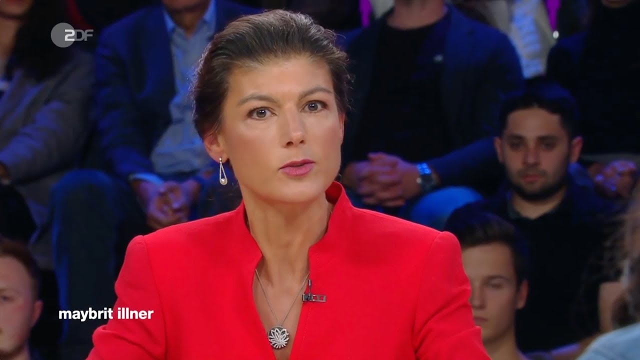 Sahra Wagenknecht am September bei Maybrit Illner im ZDF.youtube.maxres